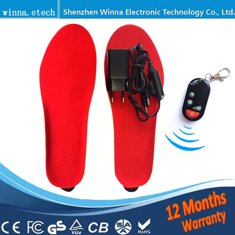 

NEW ARRIVE Electric Heating Insole women's winter shoes boot insoles Winter Thick insole keep feet warm pad large small 2000MAH