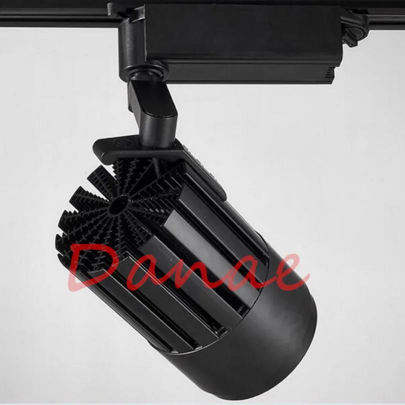 Faixa de Luz o Envio Gratuito de 10 Lote Alta Potência 40 w Cob Led 2 Fios 1 Fase Levou Ferroviário Holofotes Quente Branco Fresco Regulável 110 v 220 Pçs - 4 Luzes e Iluminação