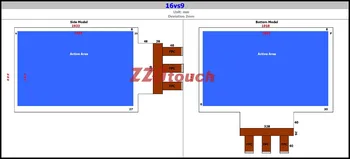 

85 inch capacitive interactive transparent nano touch foil film for glass window high sensitive touch screen for magic mirror