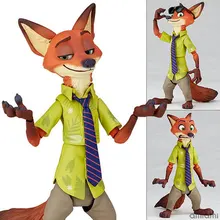 Yamaguchi Kids Toys Zootopia Animals Figures Toys Nick Fox PVC Action Figure Cartoon Anime Figure Collection Model Toy