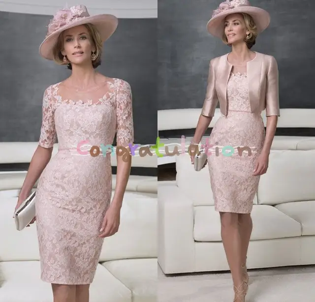 Pink Mother Of The Bride Dress Outfits Free Jacket Wedding Guest