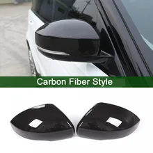 Carbon Fiber Style For Range Rover Sport RR Sport 2014-17 ABS Plastic Side Rearview Mirror Cover Trim For Land Rover Discovery 4 Carbon Fiber Style For Range Rover Sport RR Sport 2014-17 ABS Plastic Side Rearview Mirror Cover Trim For Land Rover Discovery 4