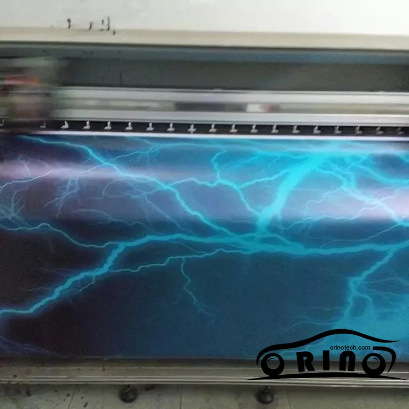 Flag Lightning Car Wrap Film-4