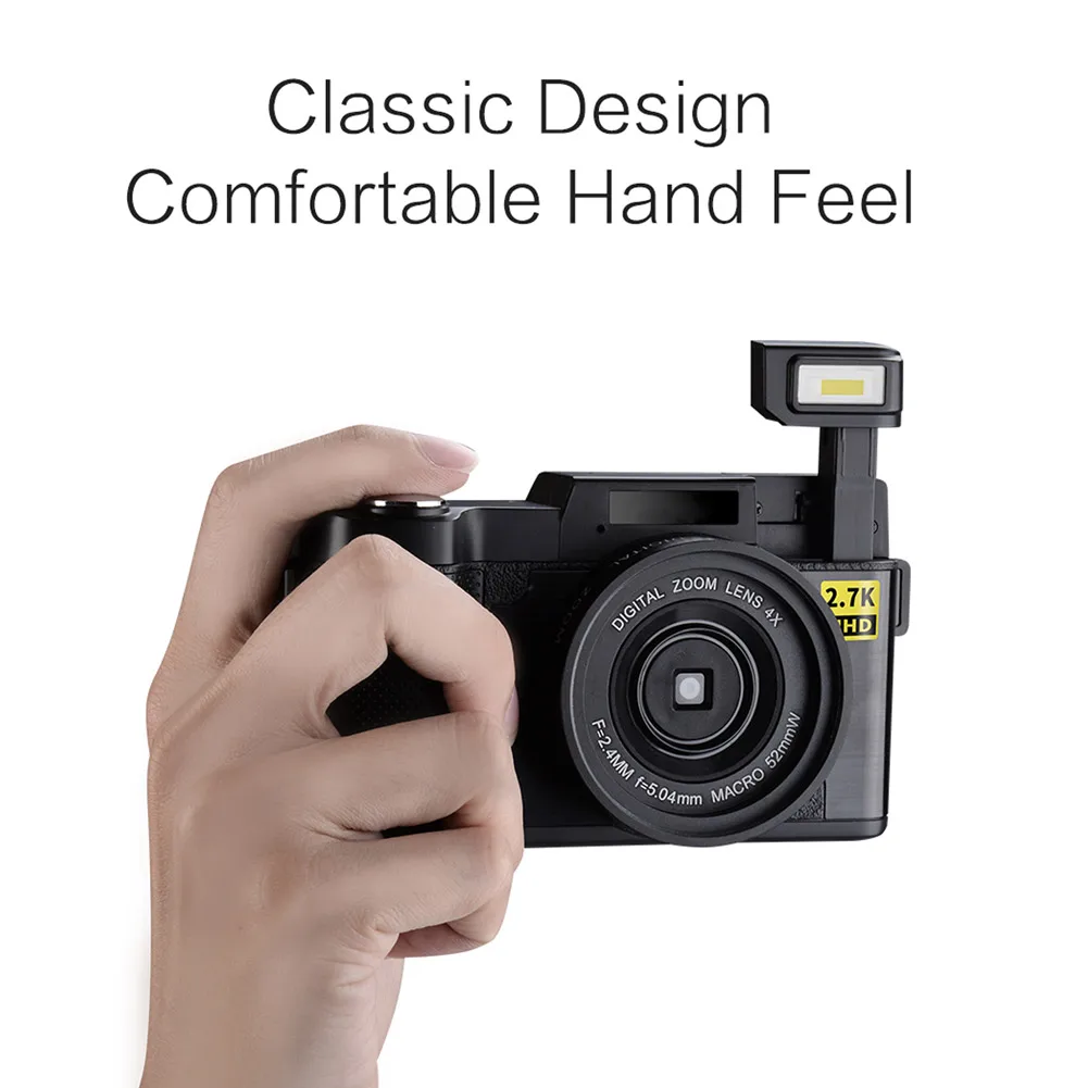 

New Hot Digital Camera Camcorder HD Display 3 Inch Portable 4x Zoom with Flip Screen