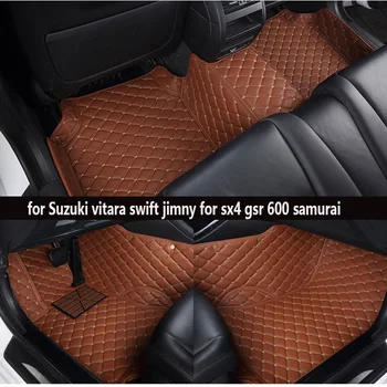

shenlao Custom car floor mats for Suzuki vitara swift jimny floor mats for sx4 gsr 600 samurai Custom floor mats car accessroies