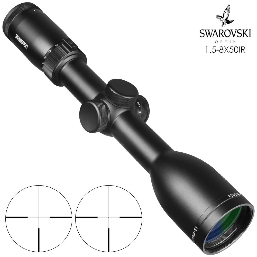 Swarovskl IRZ3 1,5-8x50 винтовки прицелы F15 красная точка сетка охотничий прицел Открытый охотничий прицел