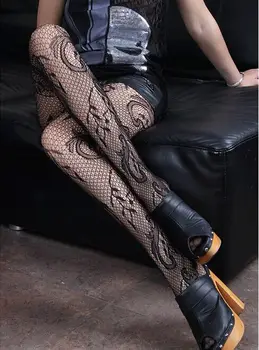 

Fashion Design Sexy stockings Black Transparent Fishnet charming Underwear Fishnet Stocking Bodysuit Lingerie Body Tight Feeling