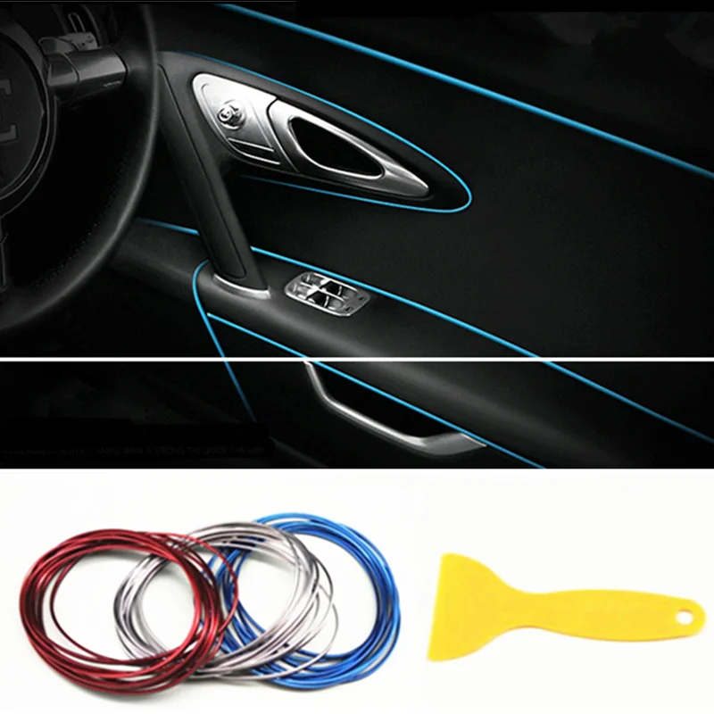 Декоративная лента для салона автомобиля 5 м Стайлинг LADA Priora Sedan sport Kalina Granta Vesta X Ray