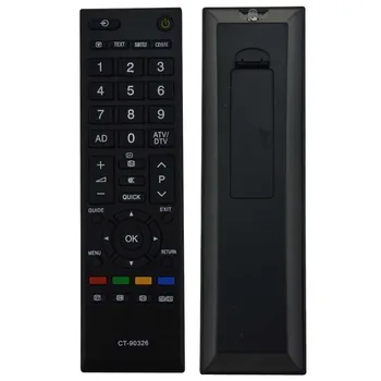 

Maytir Replacement TV Remote Control High Quality Black TV Remote Controller Suitable For TOSHIBA LCD TV CT-90326