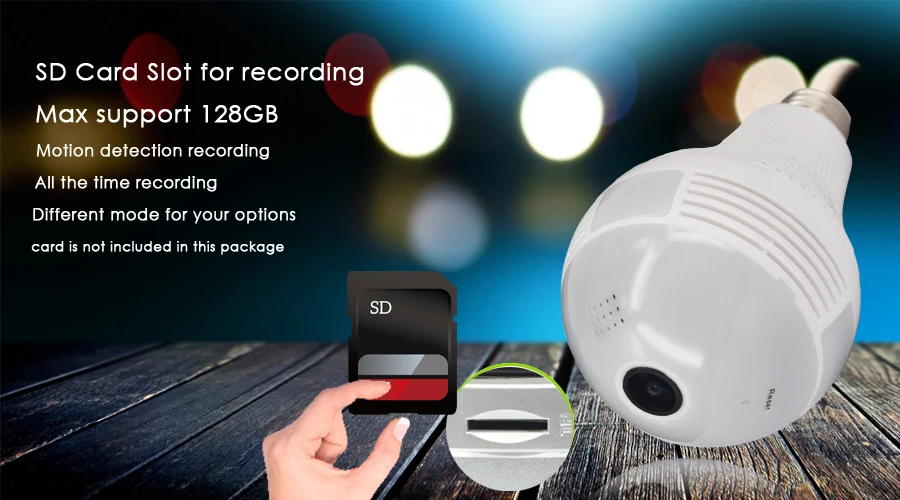 07ip light bulb camera wifi