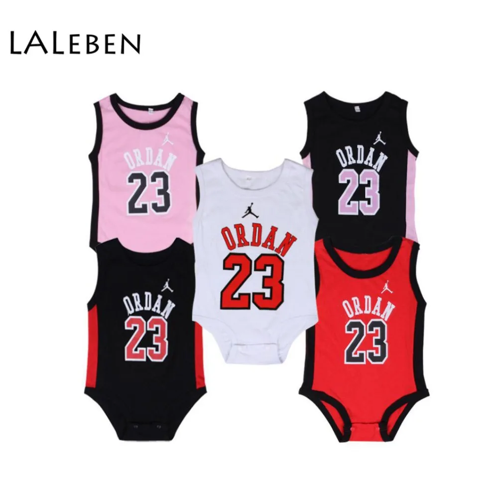 

LALeben 2019 New Design Number Baby Bodysuit Summer Sleeveless Sports Tollder clothing Newborns Unisex Baby Girl Boy Jumpsuit