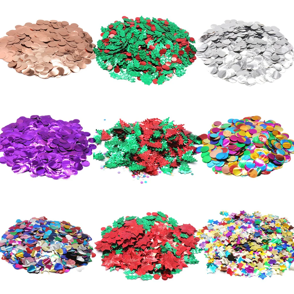 

Sparkling Sequin Confetti Christmas Tree Confetti Ornament For Filling Balloons Birthday Christmas Wedding New Year Party Supply
