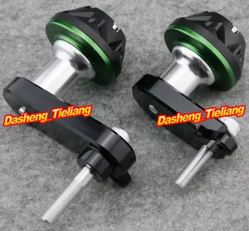

Motorbike Frame Sliders Crash Pads Protector For Kawasaki Ninja ZX6R 2009 2010 2011 GREEN Color