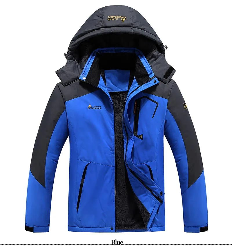 XIYOUNIAO new Outwear Winter Jacket Men Windproof waterproof Hood Male Jacket thicken Warm Men Parkas coat Size L-6XL