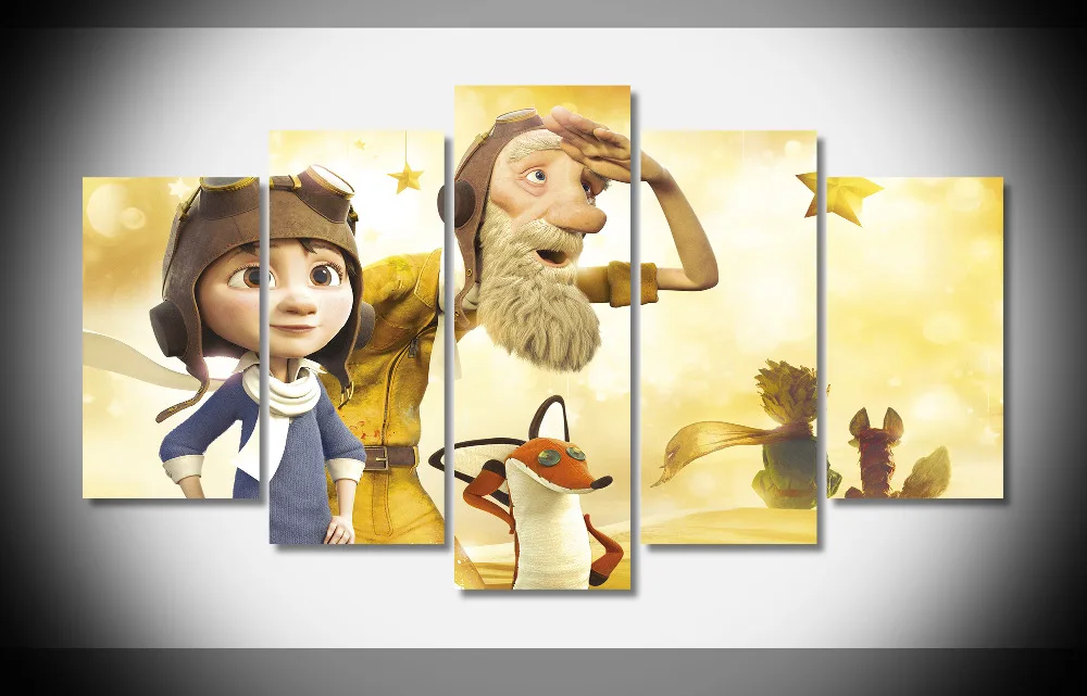 

6859 the little prince 4kposter Framed Gallery wrap art print home wall decor wall picture Already to hang digital print wholes