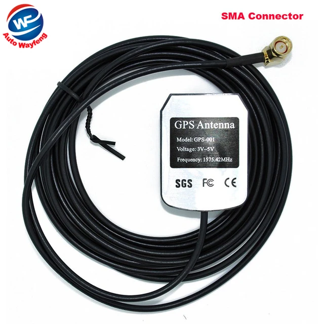 

Hot Sale Factory Price Car Gps Antenna SMA Connector Cable Length 3M Frequency 1575.42MHZ + Free shipping WF