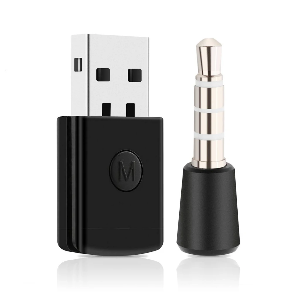

3.5mm USB Bluetooth Adapter 4.0 EDR USB Blutooth Dongle Music MP3 Reciever for PS4 Stable for Bleutooth Headsets Aux Adaptador