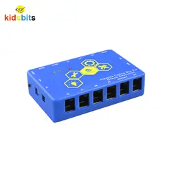 Kidsbits плата управления + ABS синяя кодирующая коробка для Arduino пара EDU