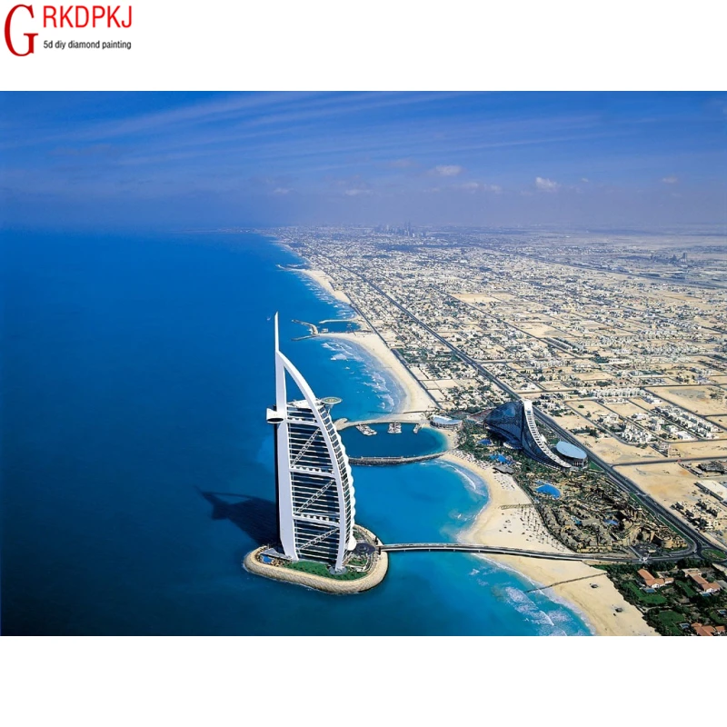 5D DIY Diamond Painting Full Square Round Diamond Embroidery Inlay Art