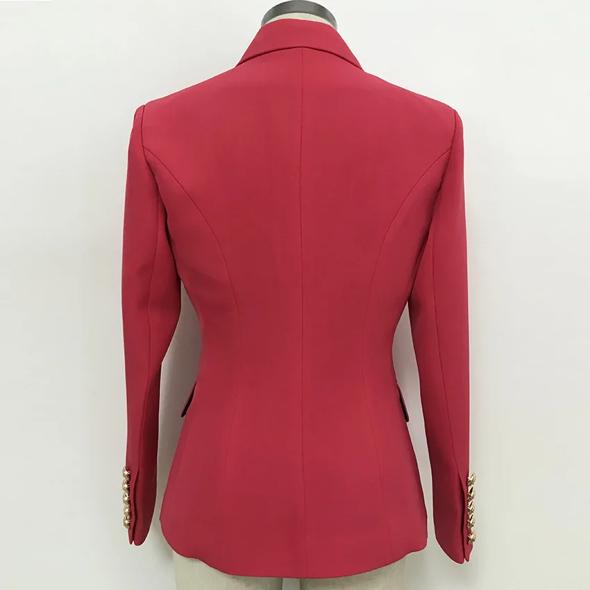 Europe and America women's double-breasted jackets Chic OL elegant blazers coat A537