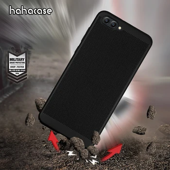 

100pcs Honeycomb Breathable Hard Plastic Case For Huawei Honor 20 10 Pro Lite V10 Play 9X 8X Slim Heat Dissipation Mesh Cover