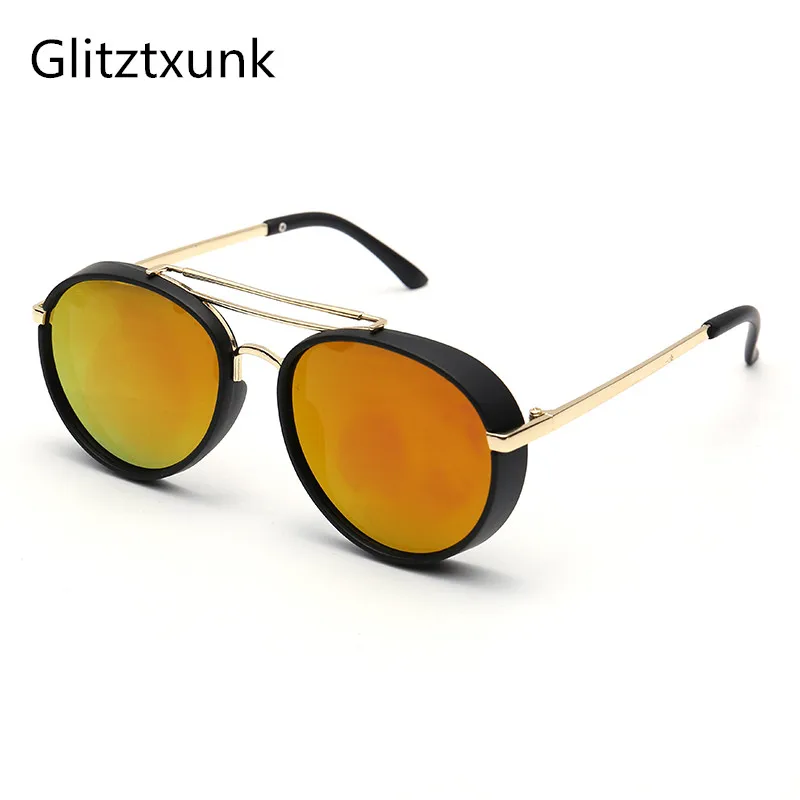 Glitztxunk 2019 новые модные детские солнцезащитные очки кошачий глаз для мальчиков и