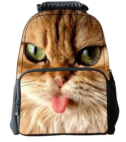 

Joyloading Stylish Cartoon Cat Face Animals Style Shoulders Backpack Students School Pack