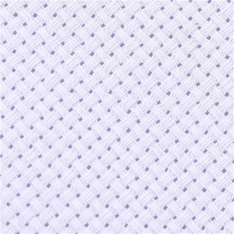Looen 1 Piece 11CT Cross Stitch Fabric Aida Cloth Handmade Needlework Stitching Embroidery Cloth Craft DIY Sewing Handcraft Tool (12)