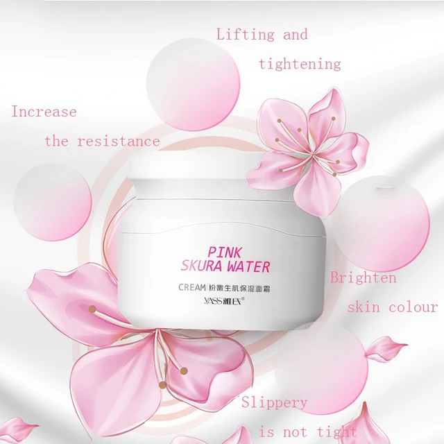 Cherry Blossom Skin Care Moisturizing Face Cream Anti Aging Oil Control