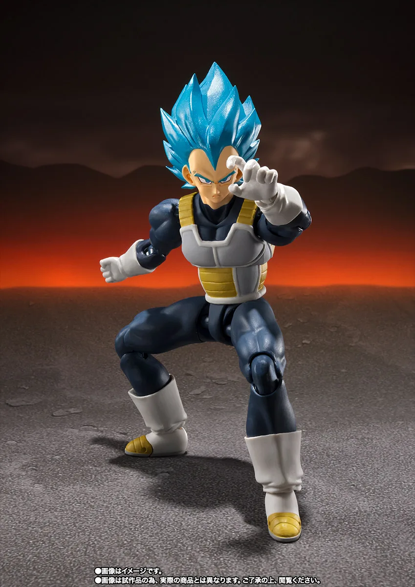 "Dragon Ball Z" оригинальные духи BANDAI Tamashii нация S. H. Figuarts СВЧ эксклюзивная фигурка Супер Saiyan Бог SS Vegeta 2,0