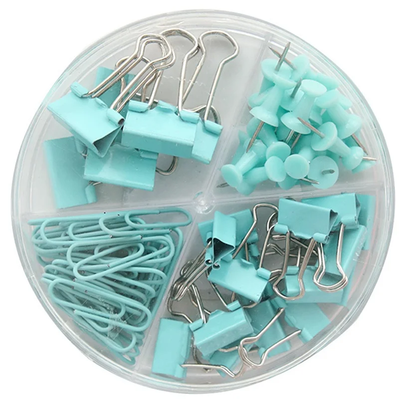 

72pcs / Set Of Colorful Ticket Holder Paper Clips Notes Classified Clips Children'S Student Stationery School Office Supplies