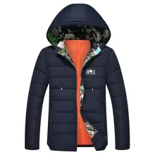 Брендовая мужская одежда зимняя куртка с капюшоном верхняя одежда теплое пальто мужское однотонное зимнее пальто Мужская Повседневная теплая куртка