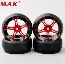 4pcs/set rubber rally accessories tires&drift wheel 6mm offset 12mm hex fit for HSP HPI RC 1:10 drift racing car 4pcs/set rubber rally accessories tires&drift wheel 6mm offset 12mm hex fit for HSP HPI RC 1:10 drift racing car