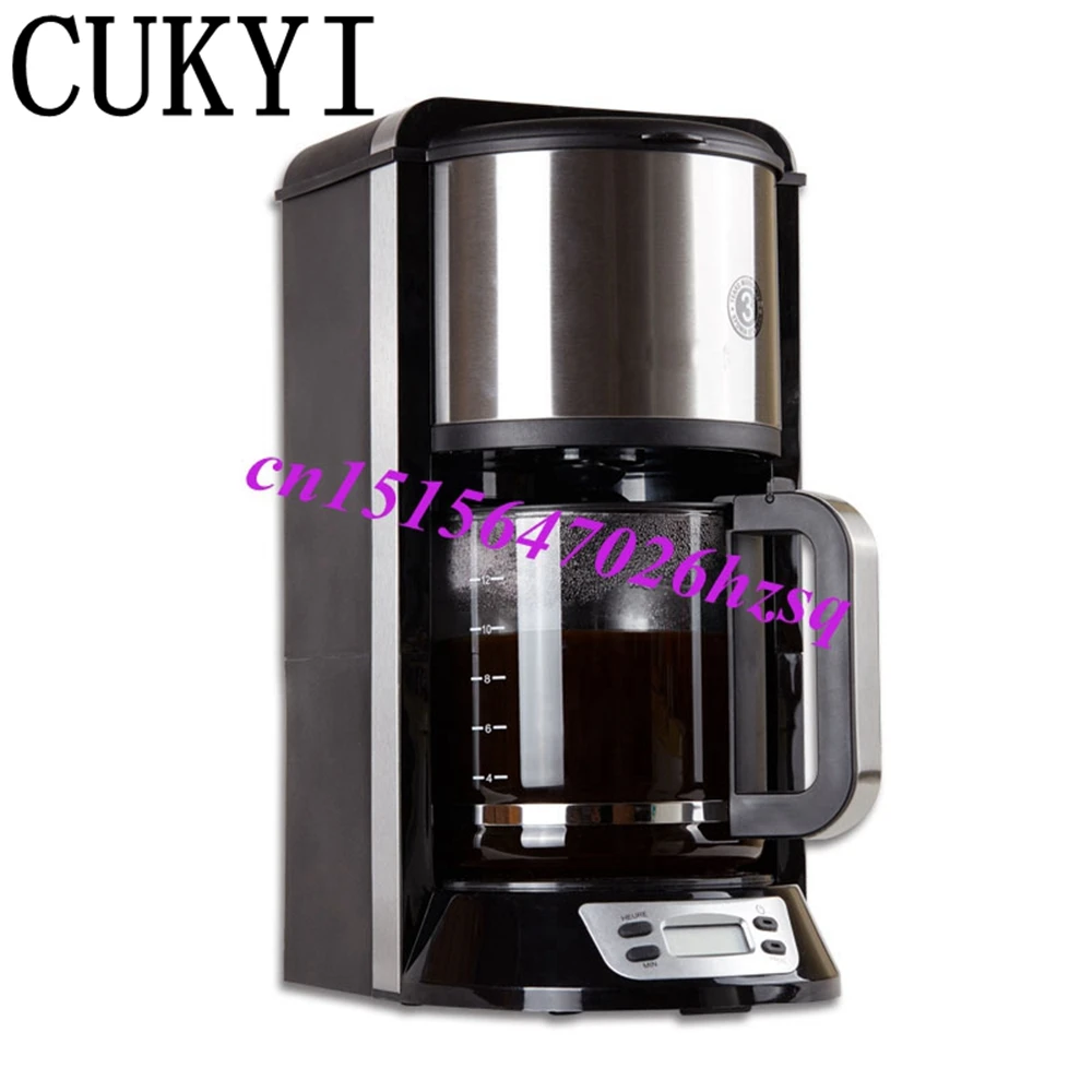 CUKYI Semi Automatic Drip Coffee maker American Electric coffee maker Tea machine Red tea Machine