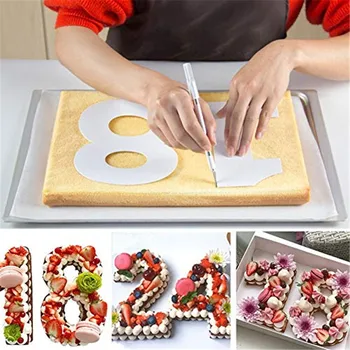 

Molds For Cakes Plastic Alphabet Number Cake Molds Mould Cake Decorating Fondant Tools Wedding Birthday Baking Cake Accessories