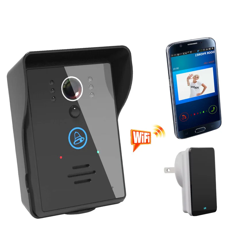 

Touch Keypad WIFI IP Doorbell APP Remote Control Wireless Intercom System