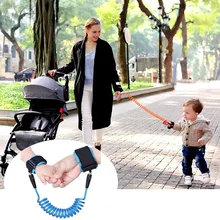 Привязь на запястье для детей преддошкольного возраста, ремни безопасности для детей, веревка для прогулок на открытом воздухе, наручный ремень, браслет для детей