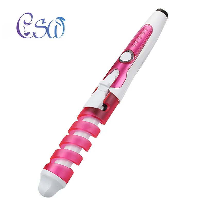 

CSW Professional Hair Curler Magic Spiral Curling Iron Fast Heating Curling Wand Electric Hair Styler Pro Styling Tool
