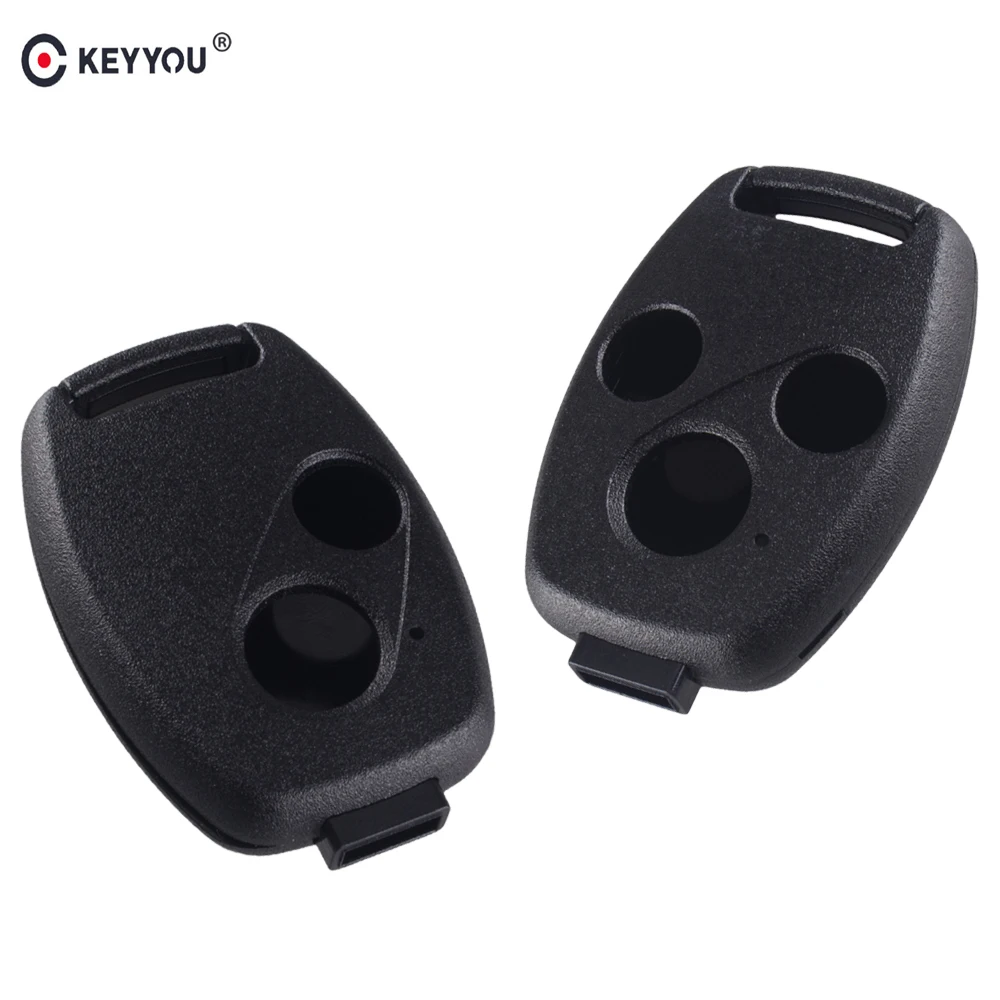 

KEYYOU 2/3/4 Buttons Remote Car Key Case Shell For Honda Accord Fit Cr-V Civic Pilot Insight Ridgeline 2003 2008 2009 2010 2011