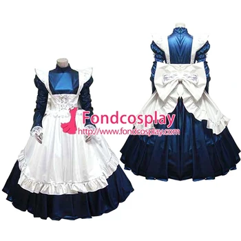 

Sissy lockable PVC Maid Dress maid vinyl Uniform Tailor-Made[G1637]