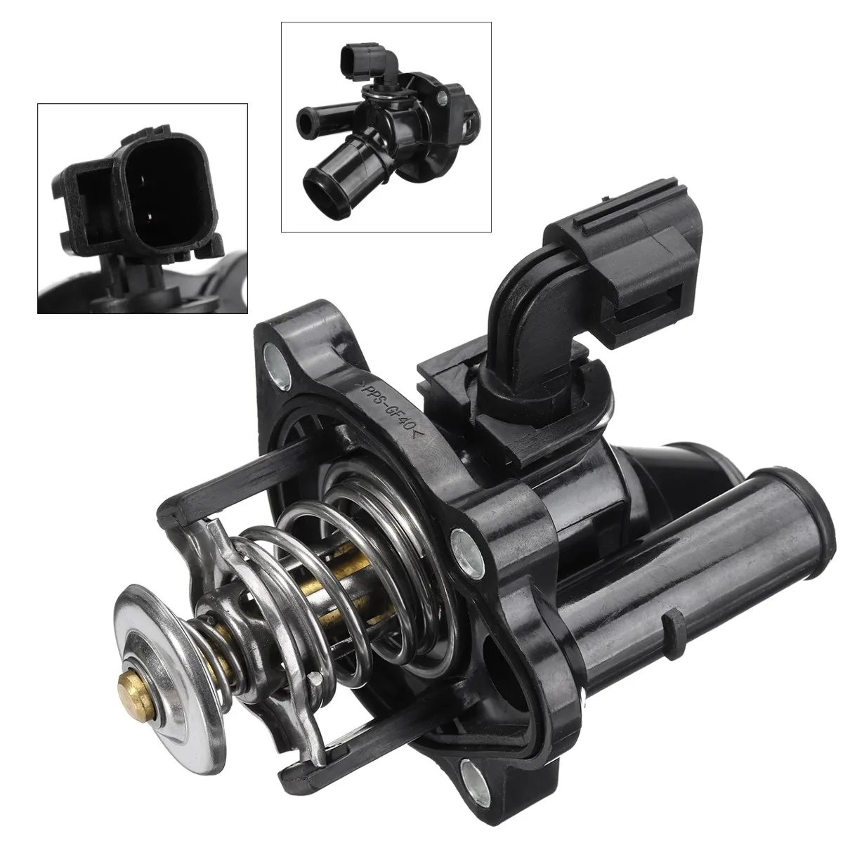 

#1358178 Engine Coolant Thermostat With Housing For Mazda/Ford/Mondeo/Focus Ranger MK III B2300 2000 2001 2002 2003 2004 2005