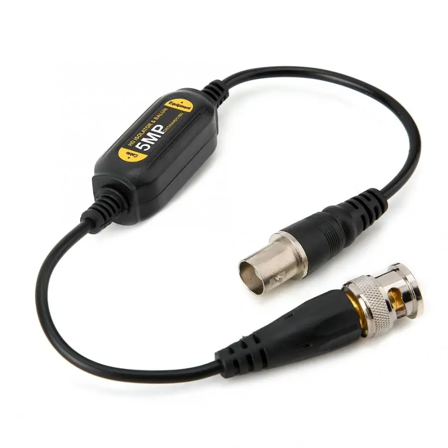 

5MP High Definition Coaxial Video Ground Loop Isolator Balun HD-CVI/AHD/TVI/CVBS Signals Ground Loop Isolator