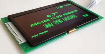 

NoEnName_Null 4.7 inch Big Size SPI Green PM OLED Module SSD1322 Drive IC 256*128 8Bit Parallel Interface 3.3V