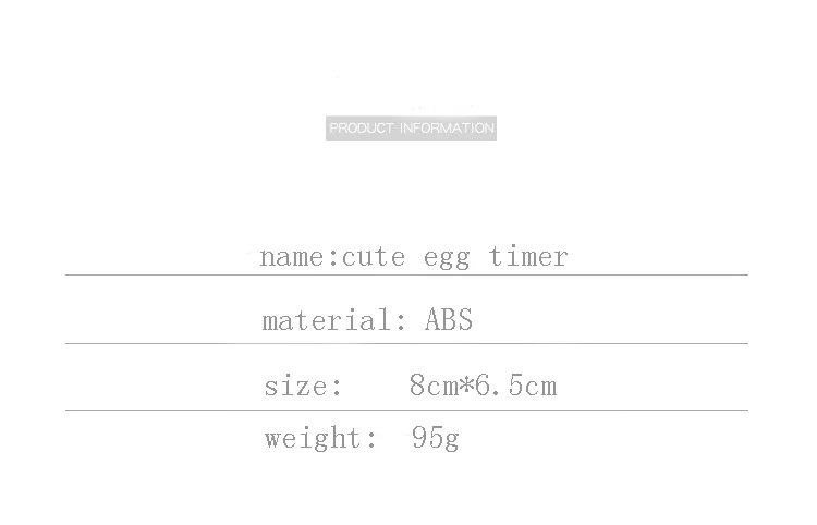 Adorabale таймер для варки яиц Пластик машина таймер 60 мин будильник Кухня мультфильм уход за кожей лица таймер-Секундомер Кухня Пособия по кулинарии выпечки инструменты