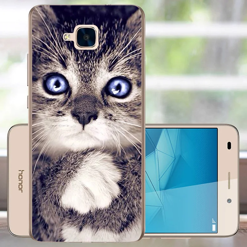 Чехол для Huawei Honor 5C FANATU мягкий силиконовый чехол накладка с рисунком в евро версии
