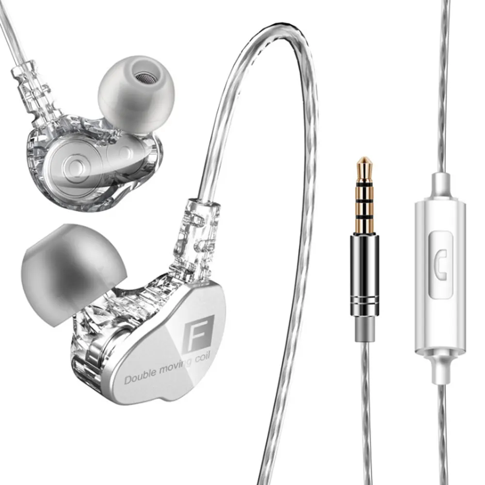 HIFI наушники в ухо супер бас стерео Dourl Спортивная гарнитура с микрофоном