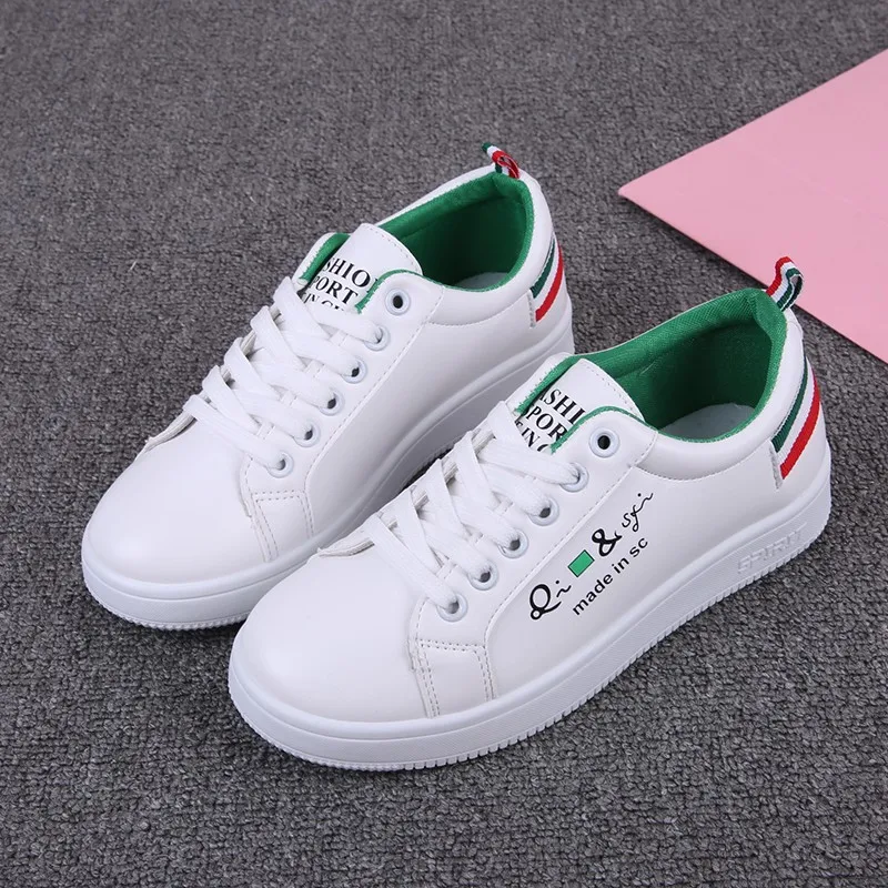 

YeddaMavis Women Sneakers Womens Shoes 2019 Spring New Korean Harajuku Casual Flats Lace Up Women Shoes Woman Zapatos De Mujer
