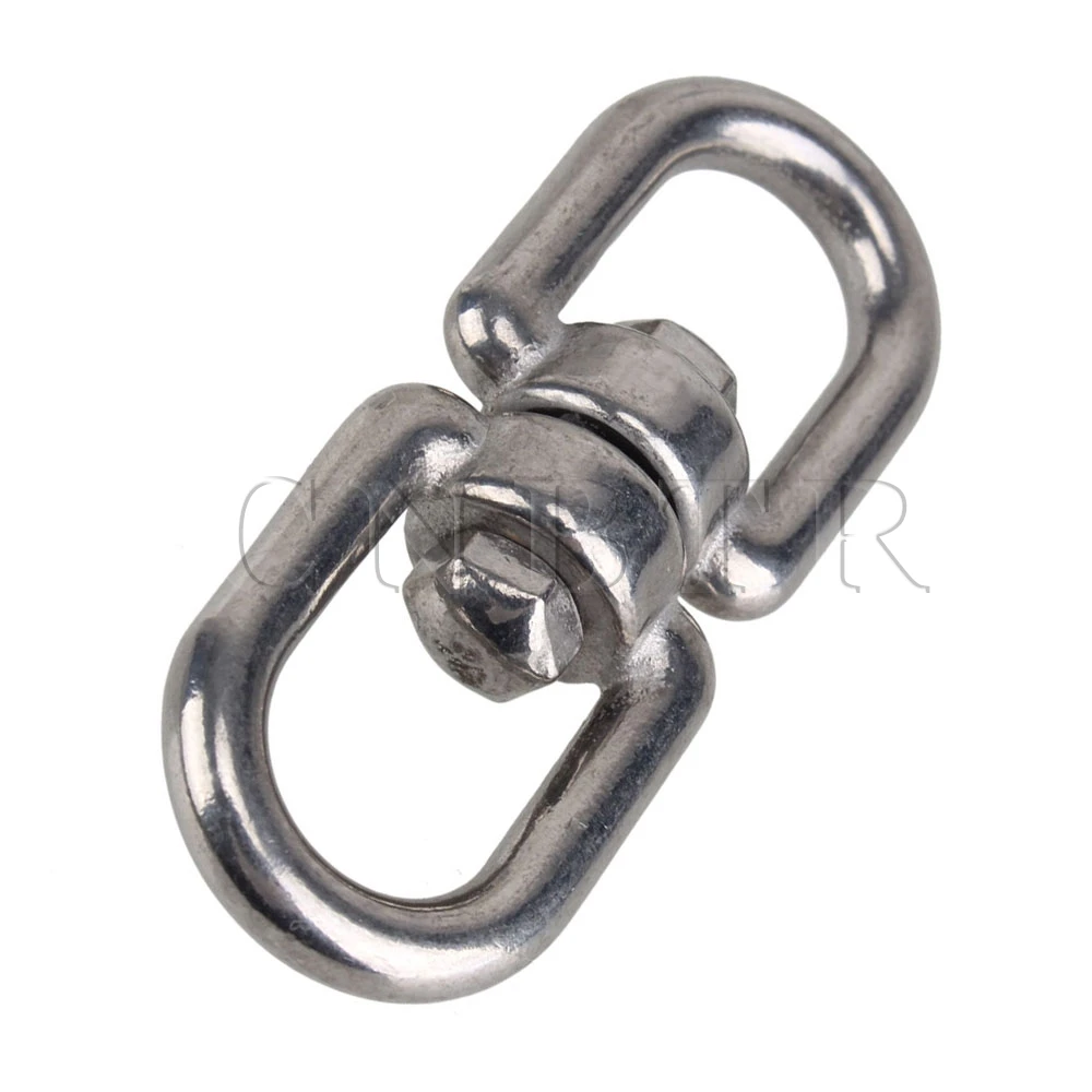 CNBTR Durable M4 Stainless Steel 304 Marine Mooring Swivel Dog Chain