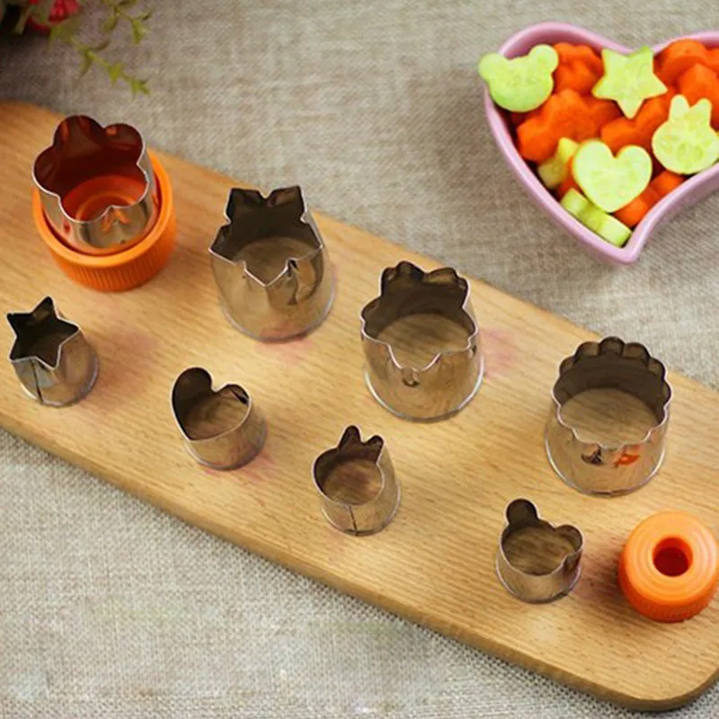 Kitchen Gadgets Cookie Flower Type Vegetable And Fruit Cutter Mold Flower Pattern Butterfly Face Embossing Knife Accessories (7)