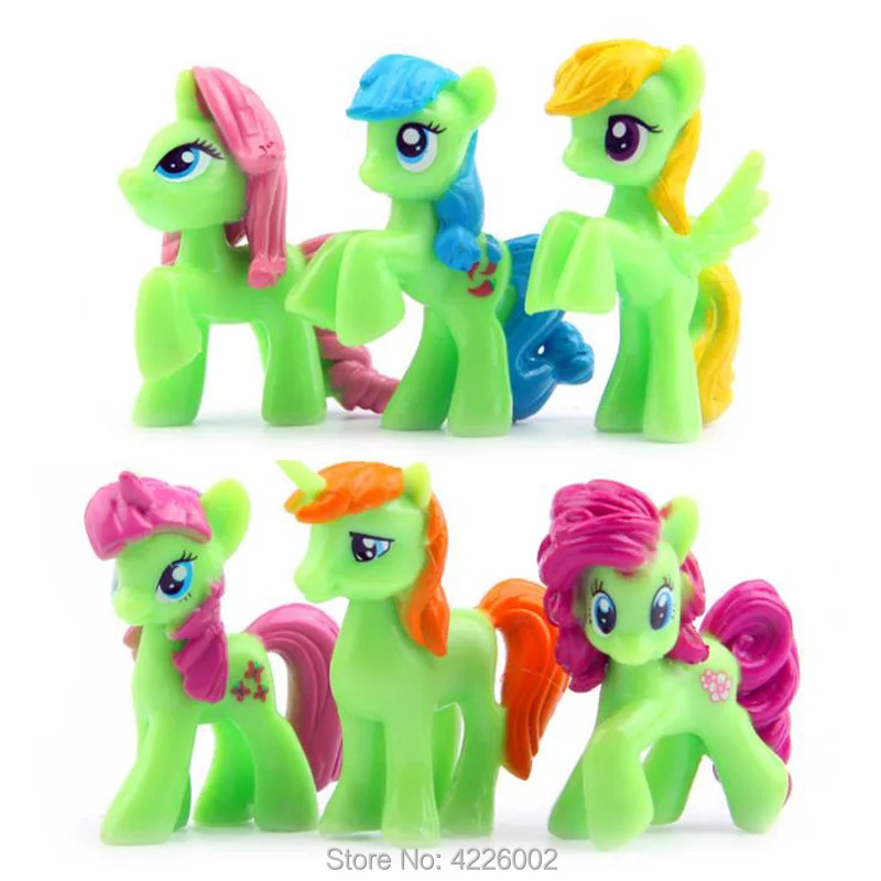 green horse